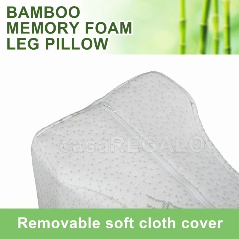 Bamboo Memory Foam LEG Pillow