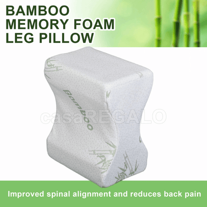 Bamboo Memory Foam LEG Pillow
