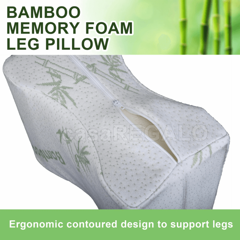 Bamboo Memory Foam LEG Pillow